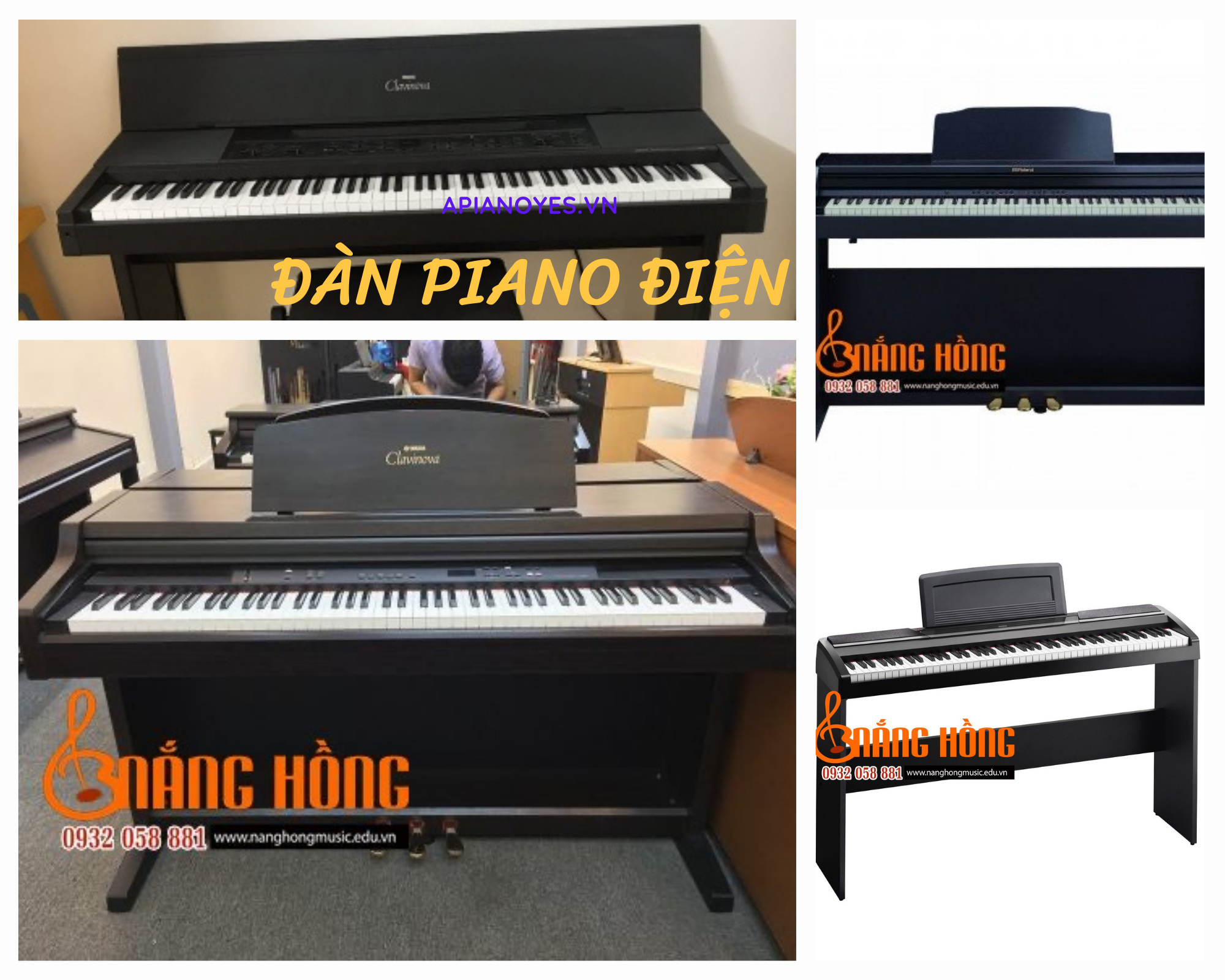 Hình ảnh 1 số loại đàn piano điện