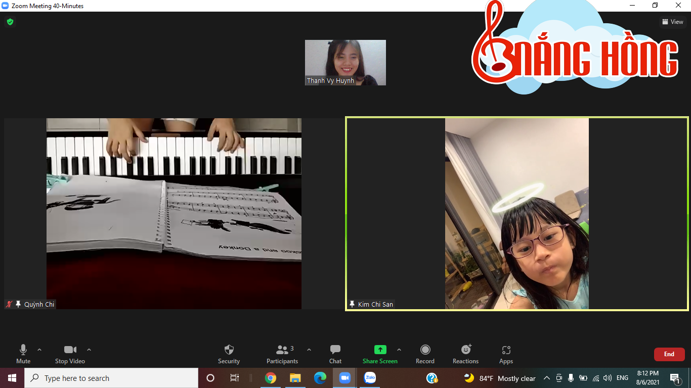 Dạy học piano online trẻ em