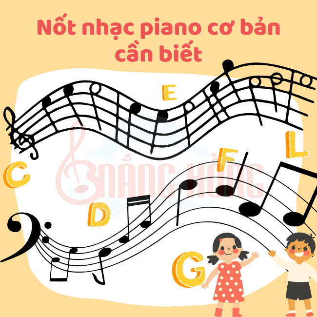 Nốt nhạc piano cơ bản cần biết (1)