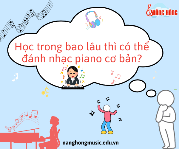 Học trong bao lâu thì có thể đánh nhạc piano cơ bản?