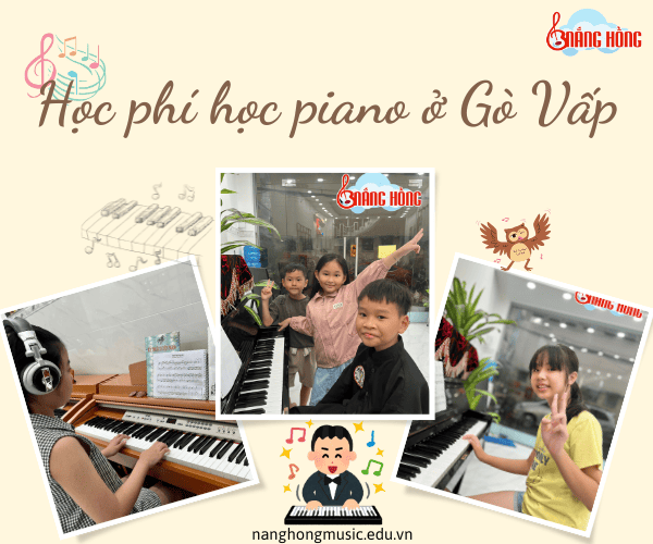 Học phí học piano ở Gò Vấp