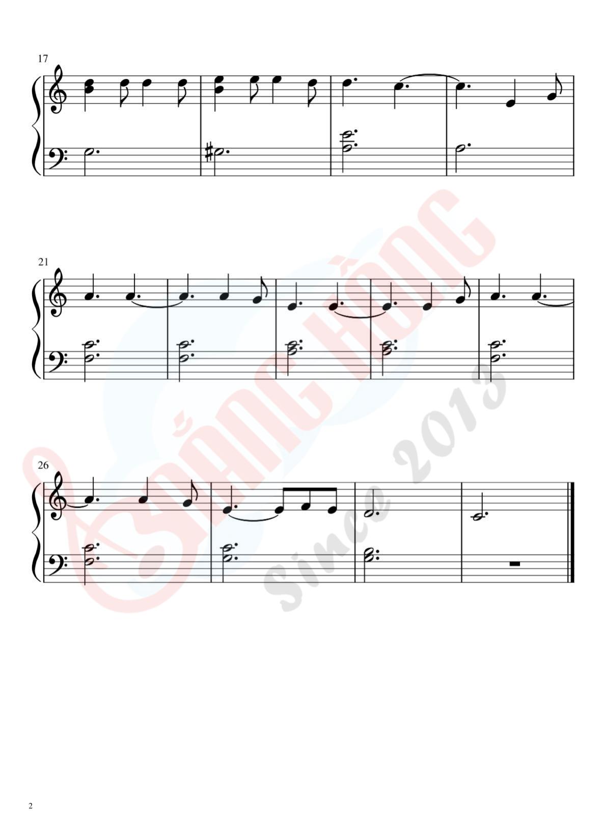 halleluja bản dễ