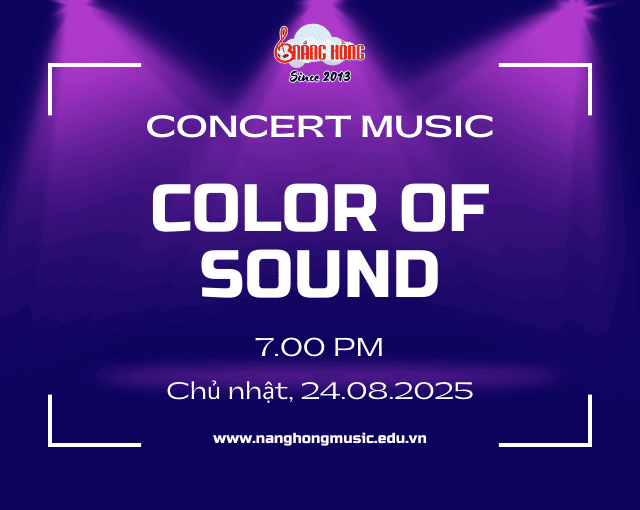 Concert "Color of sound" - Nắng Hồng chặng đường 13 năm