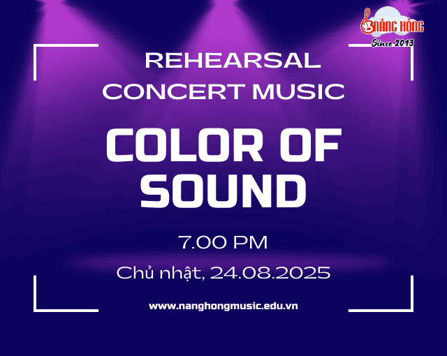 Rehearsal concert Color of sound Nắng Hồng