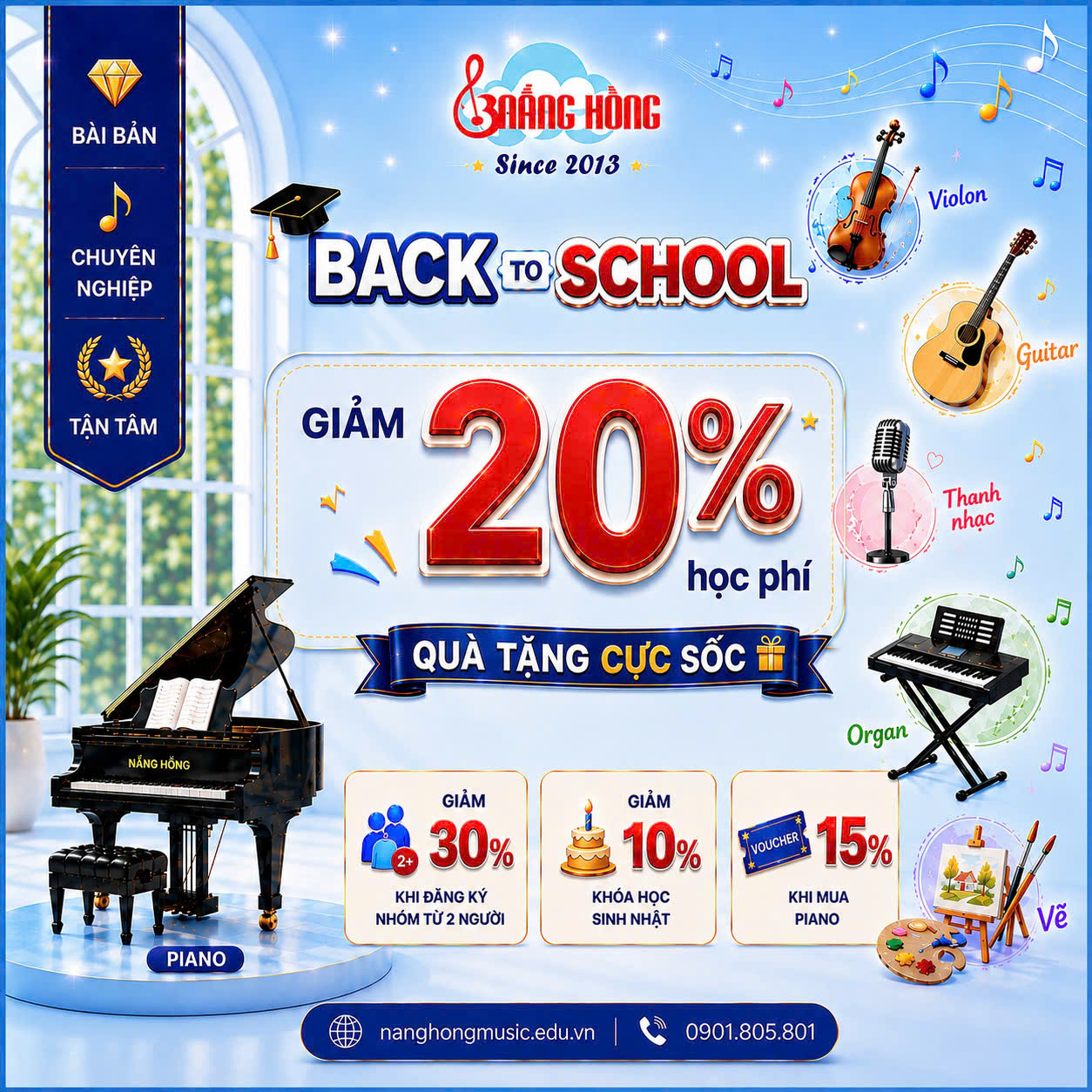 ưu đãi BACK TO SCHOOL