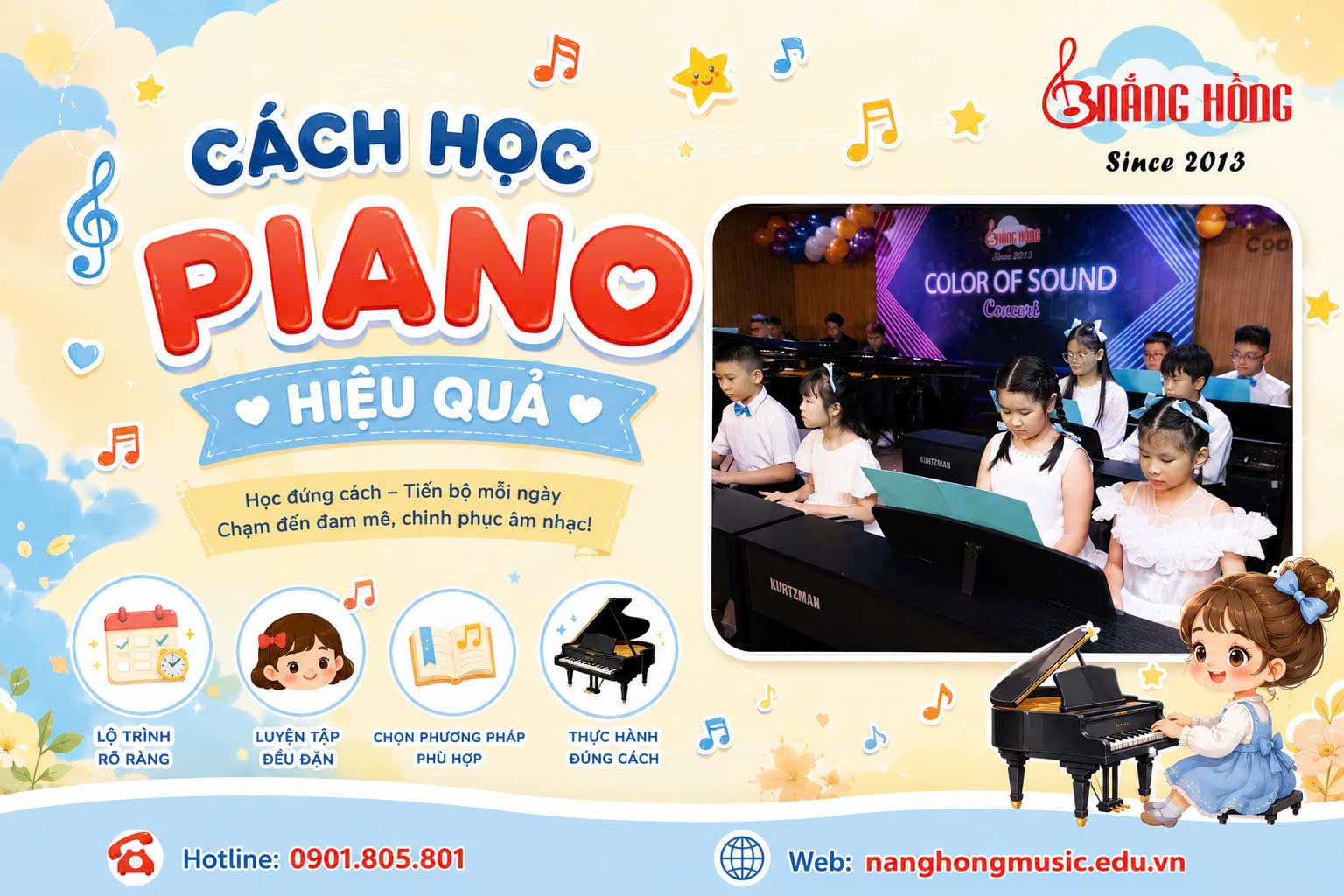 cách học piano hiệu quả