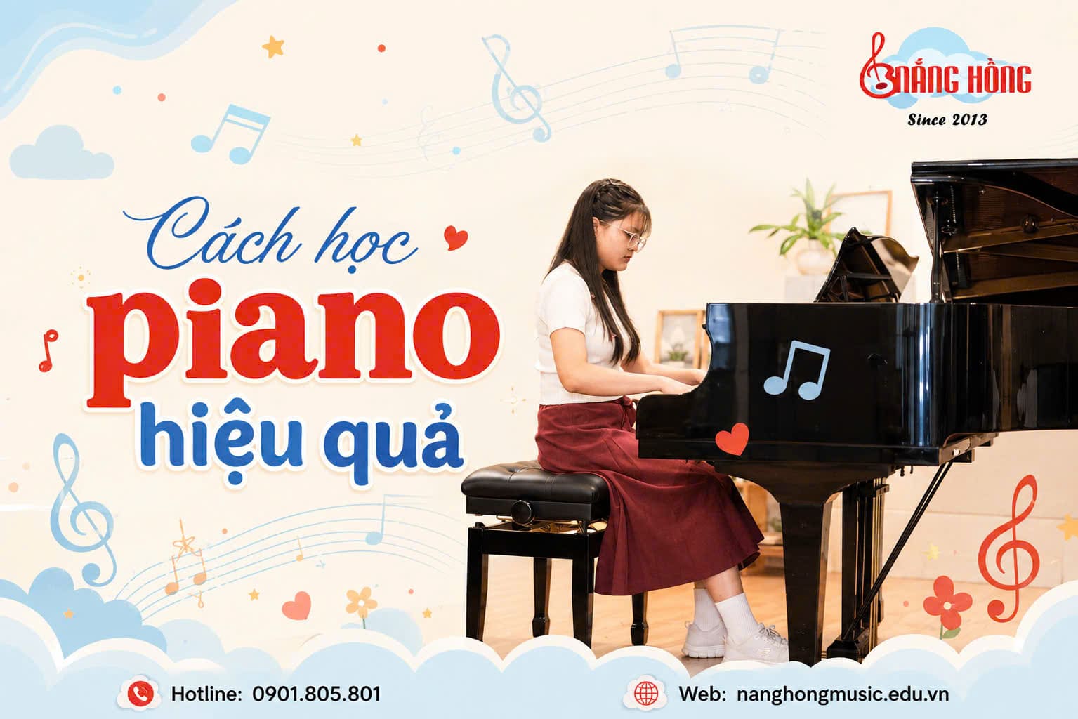 cách học piano hiệu quả