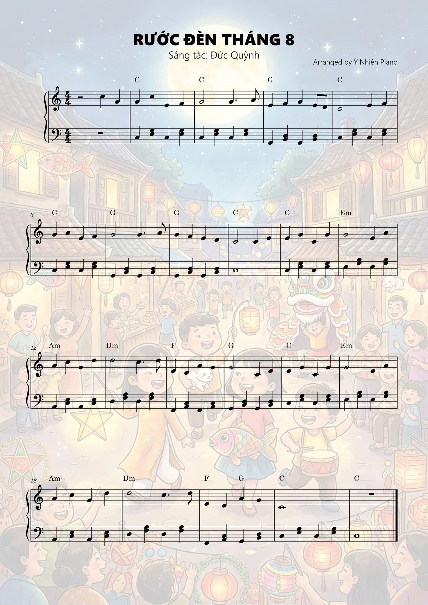 Rước đèn tháng tam - ca khúc Trung Thu hay