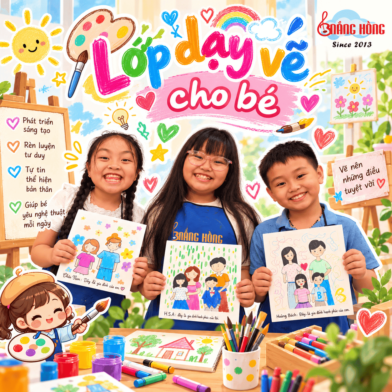 Lớp Dạy Vẽ Cho Bé