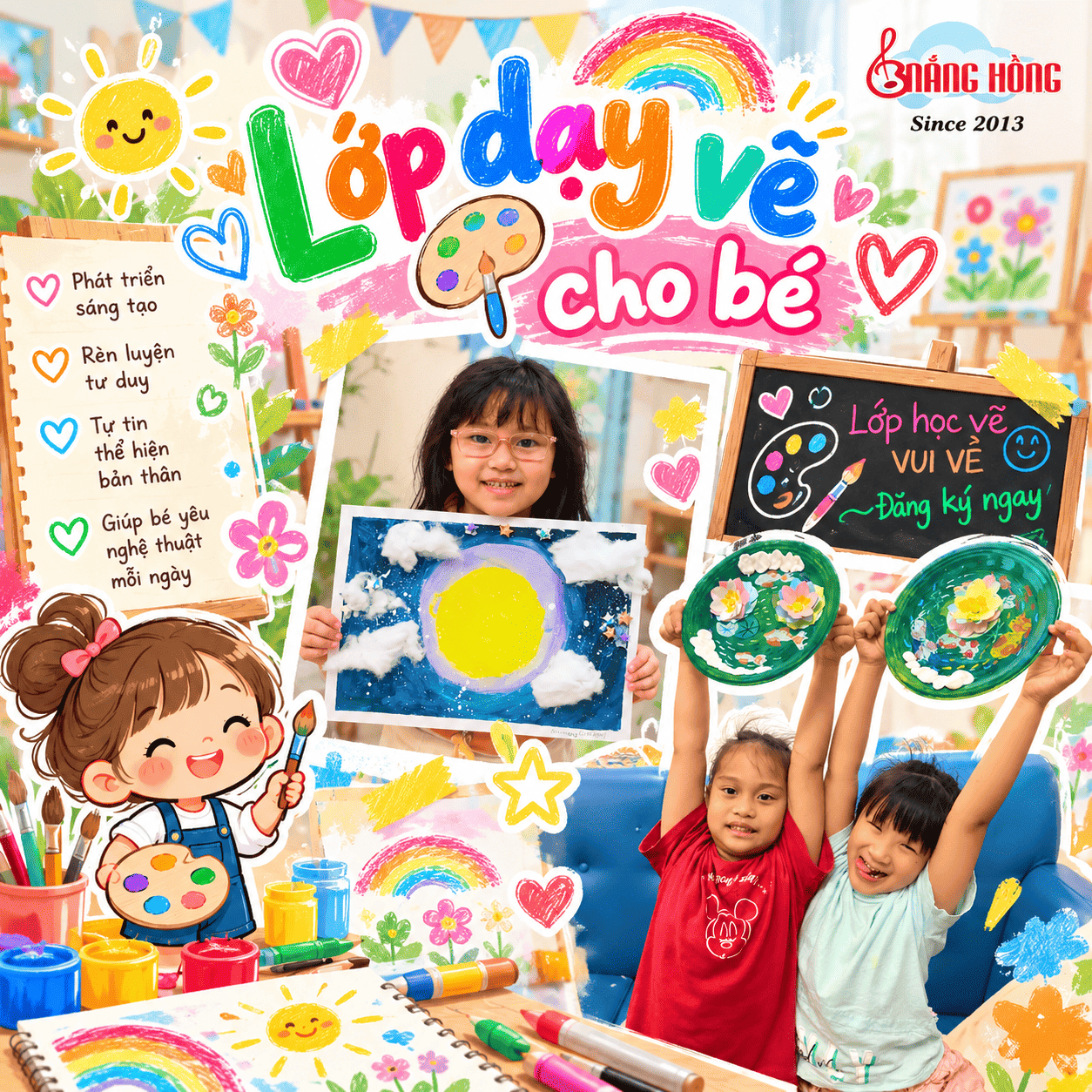 Lớp Dạy Vẽ Cho Bé